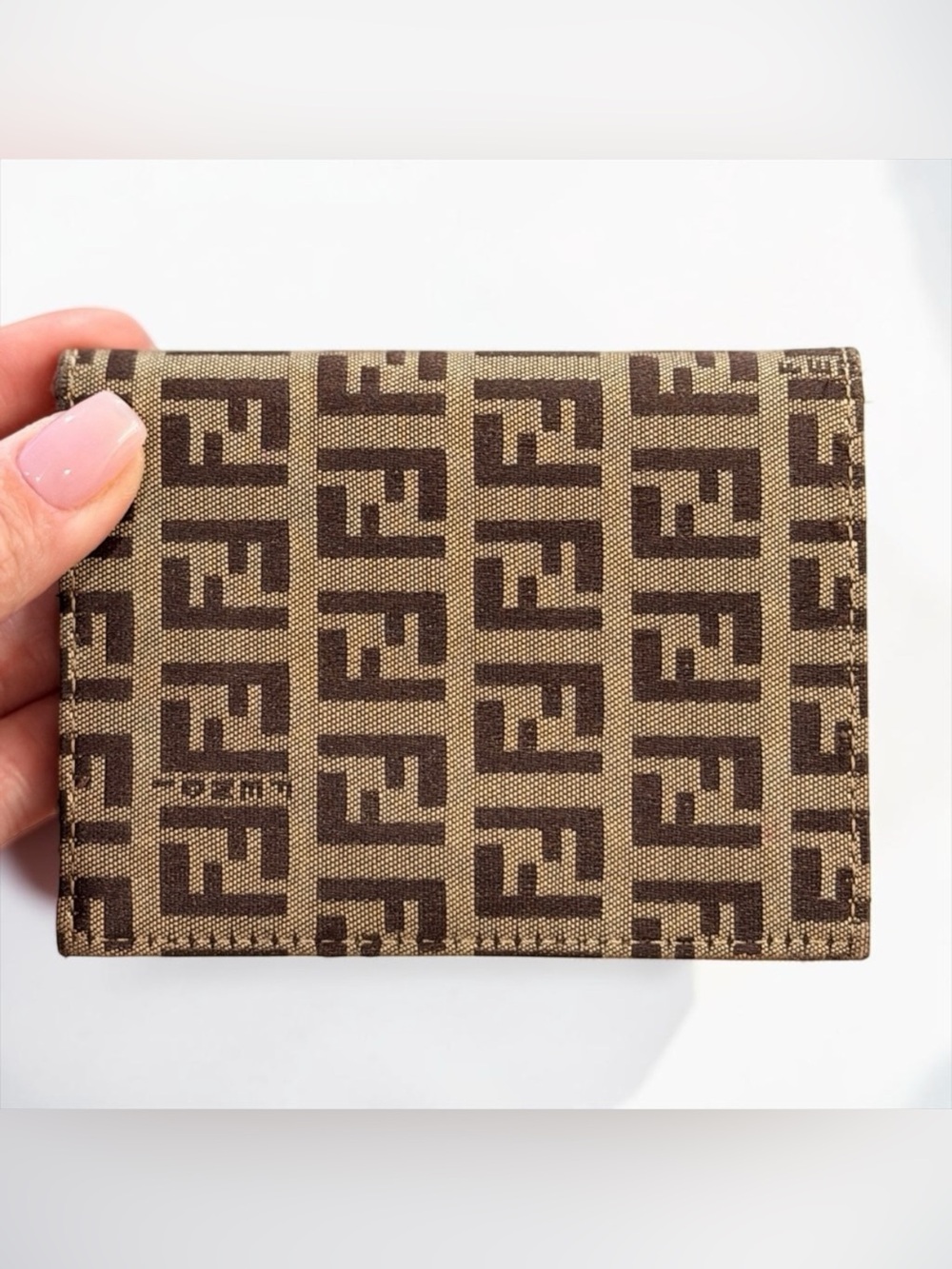 Fendi  Brown Monogram FF Canvas Bifold Wallet ⭐️